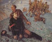 Kuzma Petrov-Vodkin Death of the Commissar oil painting